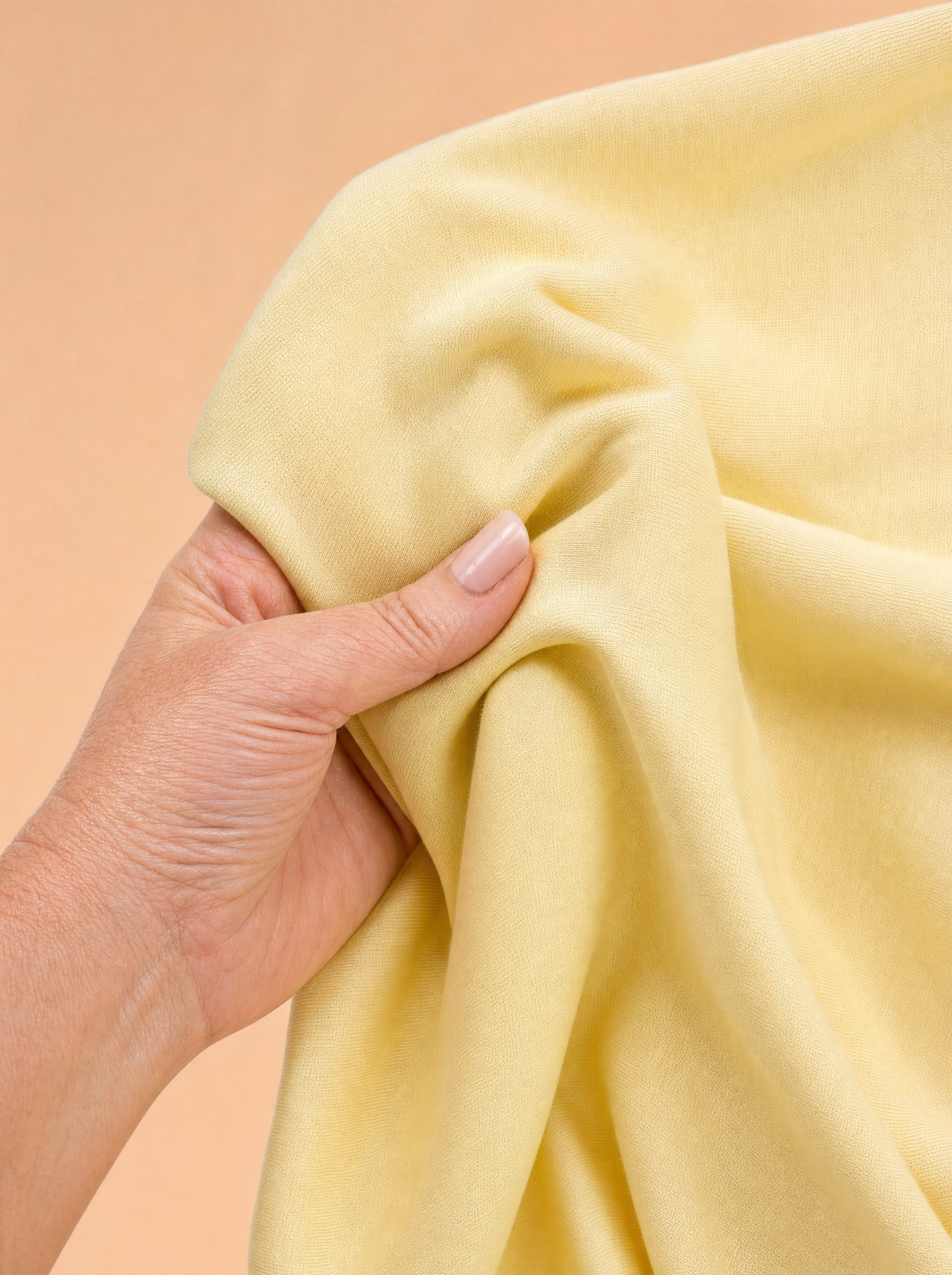 Komplet Masełko Long — Bluzka z długim rękawem i Spodnie Palazzo plus size | 100% Wiskoza Masełko, Polska Szwalnia