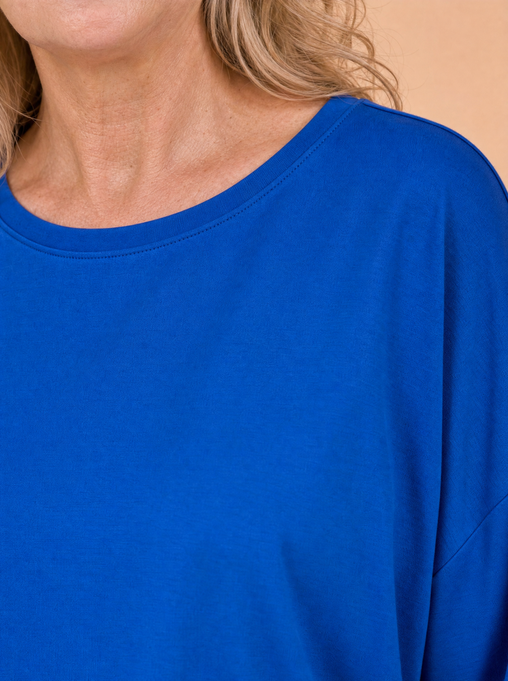 Komplet Masełko Long — Bluzka z długim rękawem i Spodnie Palazzo plus size | 100% Wiskoza Masełko, Polska Szwalnia