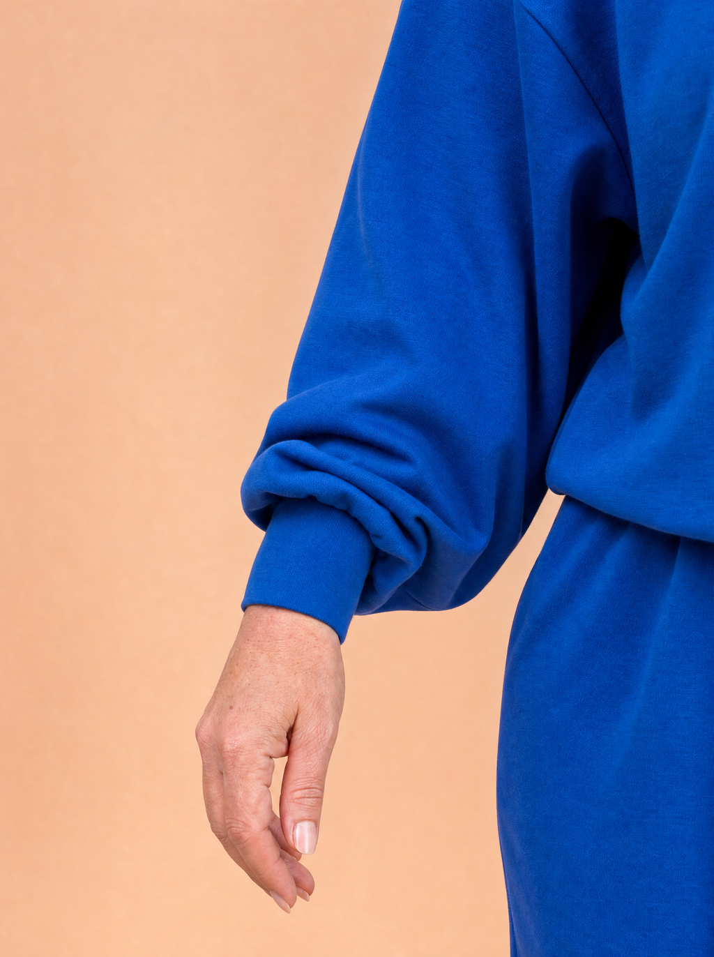 Komplet Masełko Long — Bluzka z długim rękawem i Spodnie Palazzo plus size | 100% Wiskoza Masełko, Polska Szwalnia