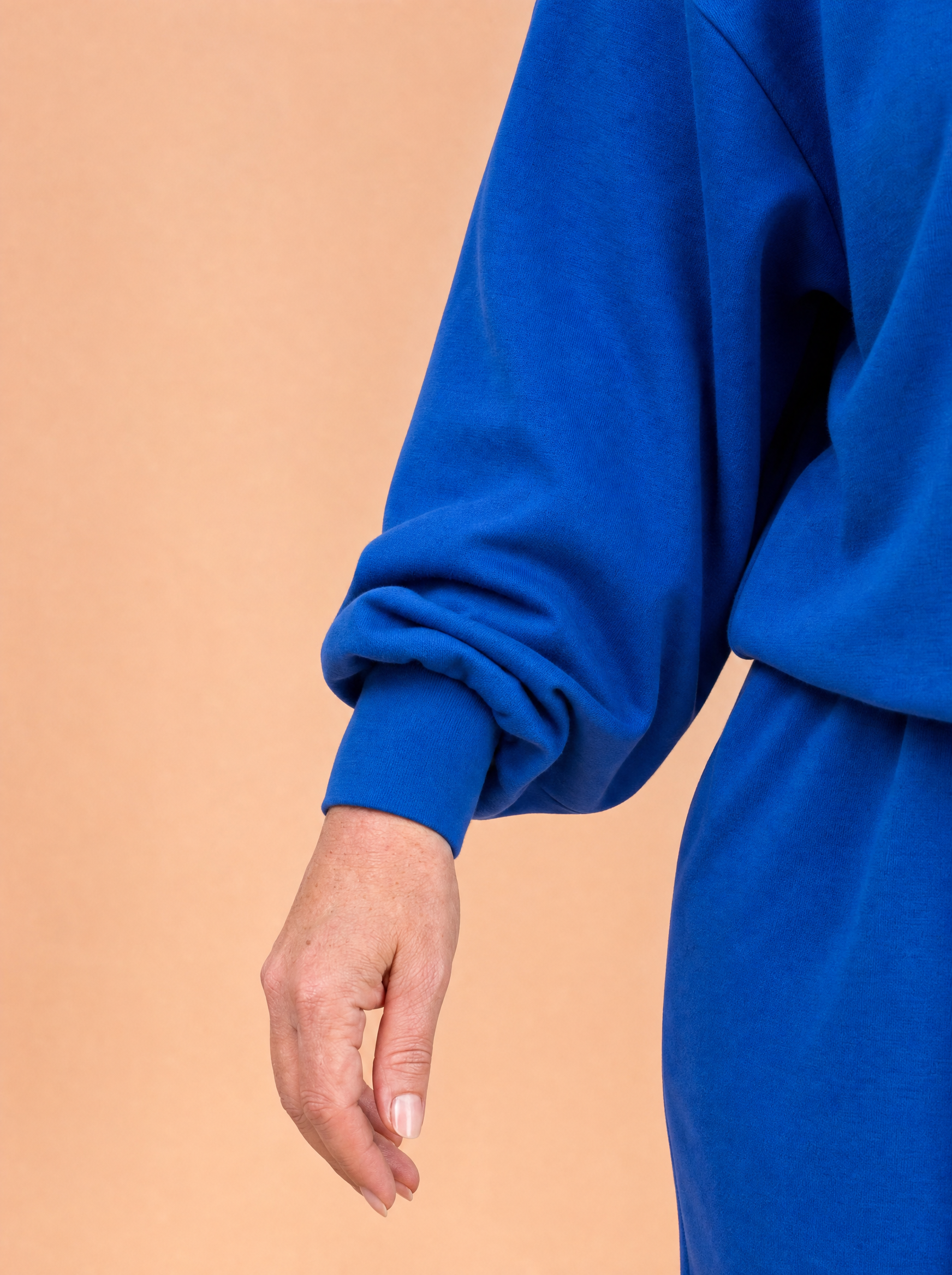 Komplet Masełko Long — Bluzka z długim rękawem i Spodnie Palazzo plus size | 100% Wiskoza Masełko, Polska Szwalnia