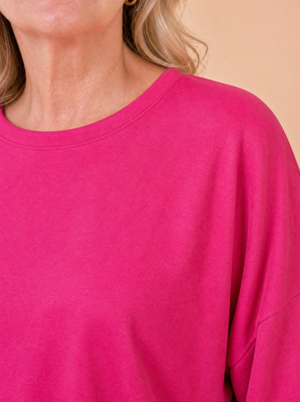 Komplet Masełko Long — Bluzka z długim rękawem i Spodnie Palazzo plus size | 100% Wiskoza Masełko, Polska Szwalnia
