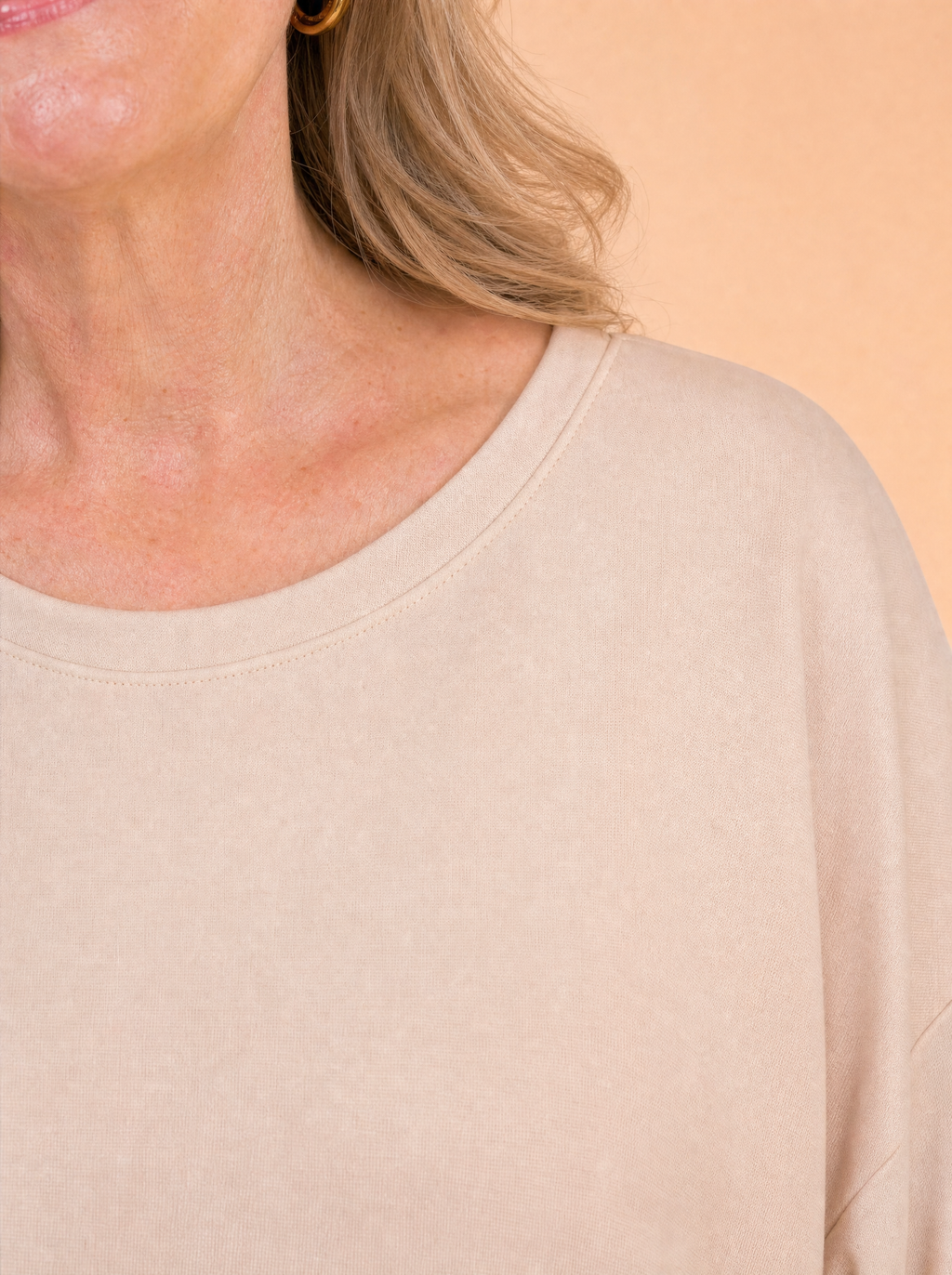 Komplet Masełko Long — Bluzka z długim rękawem i Spodnie Palazzo plus size | 100% Wiskoza Masełko, Polska Szwalnia